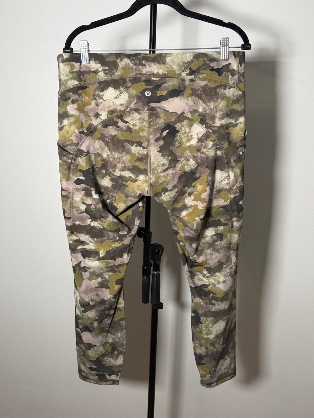NWOT New Lululemon Power Thru High-Rise Tight 25" Heritage Camo Wash - Picture 5 of 6